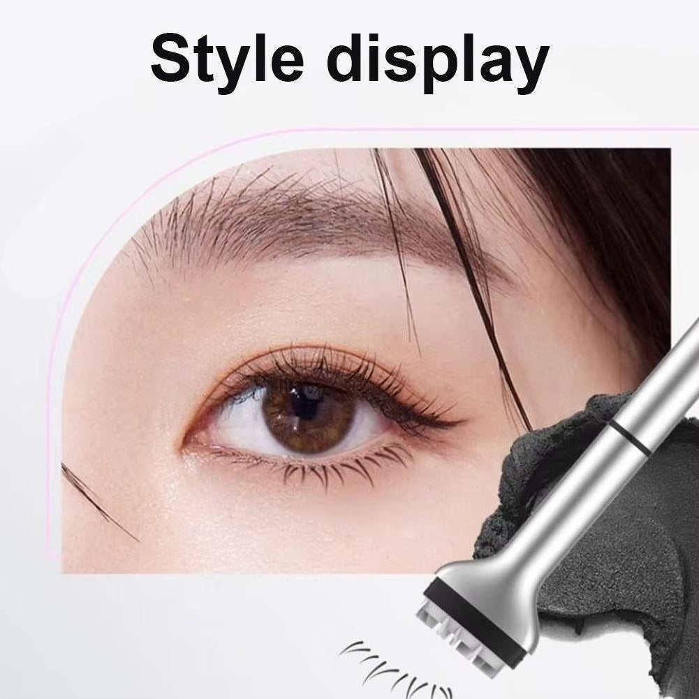 Black/Brown Dezone Lower Eyelashes Stamp Pen Waterproof Sweatproof Korean Makeup Cosmetics Natural-Looking Eyelash 3 in 1