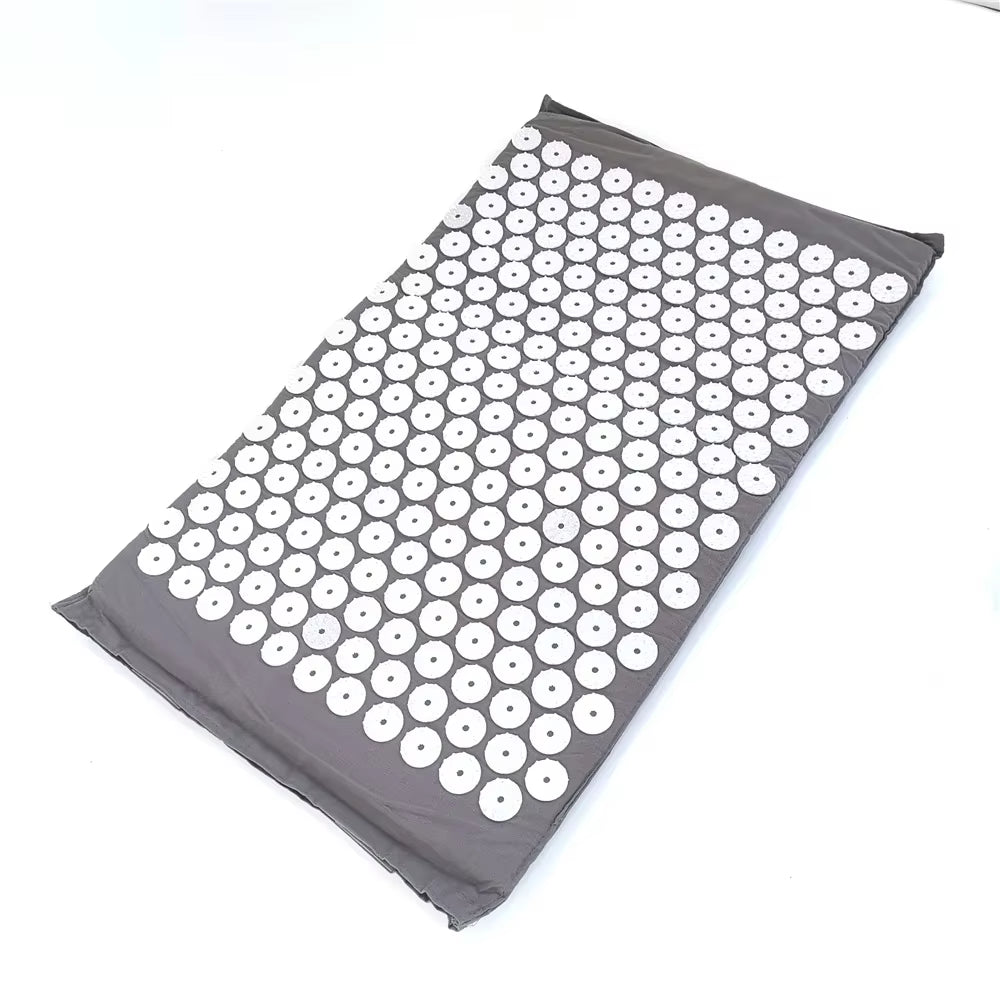 Massager Cushion Massage Yoga Mat Acupressure Relieve Pain Stress Back Body Pain Spike Mat Acupuncture Mat and Pillow Set