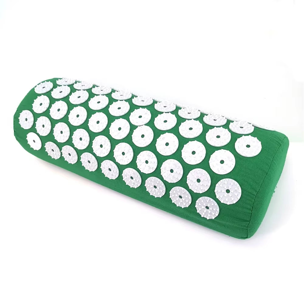 Massager Cushion Massage Yoga Mat Acupressure Relieve Pain Stress Back Body Pain Spike Mat Acupuncture Mat and Pillow Set