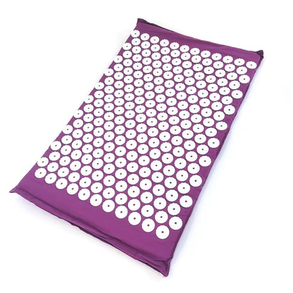 Massager Cushion Massage Yoga Mat Acupressure Relieve Pain Stress Back Body Pain Spike Mat Acupuncture Mat and Pillow Set